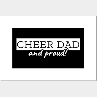 Cheer dad and proud! Posters and Art